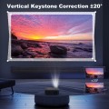 5G Wifi Projector with Bluetooth, Native 1080P Full HD Projector Supported 4K, LCD Technology Movies Projector with HDMI