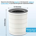 Airfire Air Purifier for Home Up to 1300 Sq.ft , HEPA Air Purifiers for Allergies and Asthma Bedroom Pet Wildfire, AP201