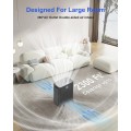 Air Purifiers for Large rooms up to 2300 Sq.ft, Air Purifiers for Allergies and Asthma, Wildfire, Pet Odor, Pollen, with Washable Pre-Filter, AP307, Black + Gray