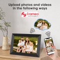 Digital Picture Frame with WiFi 10.1 inch 1280*800 1080P IPS Full HD Touchscreen 16GB Share Photos Instantly via Frameo App DR.J Professional