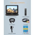 17.9” Portable DVD Player for Kids 1280x800 Resolution Headrest DVD Player with 15.4” Swivel Screen for Car