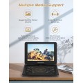 17.9” Portable DVD Player for Kids 1280x800 Resolution Headrest DVD Player with 15.4” Swivel Screen for Car