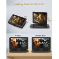 17.9” Portable DVD Player for Kids 1280x800 Resolution Headrest DVD Player with 15.4” Swivel Screen for Car