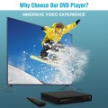 DVD Player for TV with HDMI 1080P Small VCR Player with Remote Portable CD Player for Home
