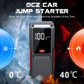 4200A Car Jump Starter | 10L Diesel & All Gas, 65W Car Charger & QC3.0 Fast Charge, GCZ 12V Battery Jump Box with LED Display