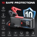 4200A Car Jump Starter | 10L Diesel & All Gas, 65W Car Charger & QC3.0 Fast Charge, GCZ 12V Battery Jump Box with LED Display