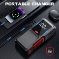 4200A Car Jump Starter | 10L Diesel & All Gas, 65W Car Charger & QC3.0 Fast Charge, GCZ 12V Battery Jump Box with LED Display