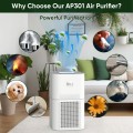 Air Purifiers for Bedroom H13 HEPA Air Purifiers for Home Large Room Up to 1300sqft Remove 99.97%