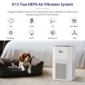 DR.J Professional WiFi Air Purifier for Bedroom, 1350 sq. ft Smart WiFi Air Cleaner and Air Purifiers with H13 True HEPA Filter Remove 99.97% of Pet Allergies, Smoke, Dust, Pollen