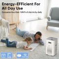 Smart Wi-Fi Air Purifier, DR.J Professional H13 True HEPA Filter, Air Purifiers for Home Large Room up to 1800 Ft², Air Cleaner for Allergies, Pet Odor, Smoke, Dust, Works with Alexa