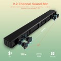 DR.J Professional Soundbar with Subwoofer, 2.2 CH Bluetooth HDMI Sound Bar for TV 3D Surround Sound System