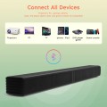 DR.J Professional Soundbar with Subwoofer, 2.2 CH Bluetooth HDMI Sound Bar for TV 3D Surround Sound System