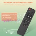 DR.J Professional Soundbar with Subwoofer, 2.2 CH Bluetooth HDMI Sound Bar for TV 3D Surround Sound System