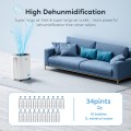 DR.J Professional Dehumidifier for Basement and Home, 50 Pints 4500 Sq. Ft Dehumidifiers with Drain Hose