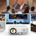 Projector with WIFI,  Projector for Outdoor Movies, Support 1080P, 100" Projector Screen Included