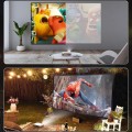 DR. J Professional Projector with WiFi and Bluetooth, 1080P Support, Auto Keystone Electric Focus, Portabe Projector for Phone/TV Stick