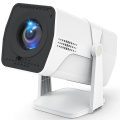 [Built in Apps] DR. J Professional Projector 4K 1080P Support, Smart Projector with WiFi and Bluetooth for Home/Outdoor/Party, Max 250" Displayed Support