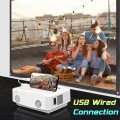 Mini WIFI Projector 1080P FHD Portable Projector for Home Supported