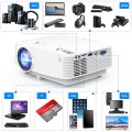 Mini WIFI Projector 1080P FHD Portable Projector for Home Supported