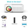 Projector with WiFi and Bluetooth 5.1, 1080P Full HD Projector, Portable Mini Projector