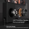 DR.J Professional 2.1 CH Soundbar, 2 in 1 Sound Bar for TV with Subwoofer Bluetooth/HDMI-ARC/AUX/Opt Surround Sound TV Speaker