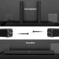 DR.J Professional 2.1 CH Soundbar, 2 in 1 Sound Bar for TV with Subwoofer Bluetooth/HDMI-ARC/AUX/Opt Surround Sound TV Speaker