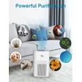 DR.J Professional Air Purifier with True HEPA Filter, 1350 sq. ft 4-Stage Auto Mode for Bedroom Living Room Allergies Pets Smoke Dust Mold