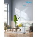 DR.J Professional Air Purifier for Large Rooms, 1800 sq. ft H13 True HEPA Filter with Remote Control for Allergies Pets Smoke Dust Mites