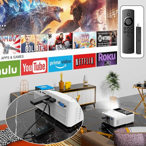 1080P 5G WiFi Projector with Bluetooth