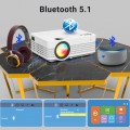 Native 1080P 300" 5G WiFi Projector with Bluetooth 5.1, Outdoor Movie Projector [120'' Screen Included]