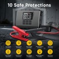 GCZ 3000A Peak Portable Jump Starter with Air Compressor 150PSI, Battery Booster (up to 7.5L Gas&5.5L Diesel), 20,000mAh Power pack with QC3.0 & LED Display&Flashlight