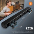 DR.J Professional Soundbar, 2.2 CH Bluetooth 5.0 Sound Bar with Subwoofer, HDMI-ARC, Separable Design