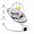 DR.J Professional Baby Swings for Infants, Electric Touch Screen Swing with Remote Control, Built-in Bluetooth 5 Speed 10 Lullabies 3 Timer Settings