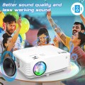 Mini WIFI Projector 8500 Lumen 1080P FHD Supported Portable Outdoor Movie Projector