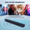 2.2 Channel Soundbar Bluetooth 5.0 HDMI ARC Separable Sound Bar for TV, Built-in Dual Subwoofer & 10 DSP
