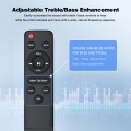 2.2 Channel Soundbar Bluetooth 5.0 HDMI ARC Separable Sound Bar for TV, Built-in Dual Subwoofer & 10 DSP
