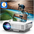 Mini Portable Movie Projector with Bluetooth,  Full HD 1080P Supported, 100" Projector Screen Included